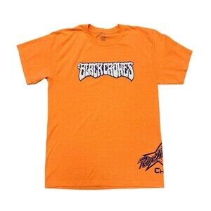 Black Crowes Rock Cheer T-Shirt Orange Mens Size M Preowned
